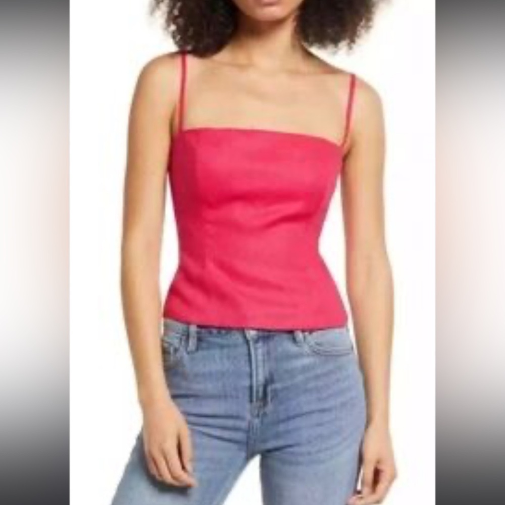 Reformation Pink Overland top